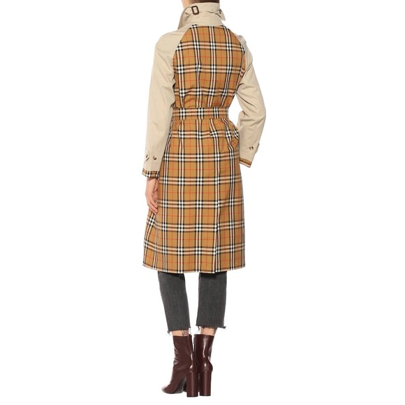 New Authentic Burberry Guiseley Inside Out Cotton Trench coat US6 - Picture 5 of 13